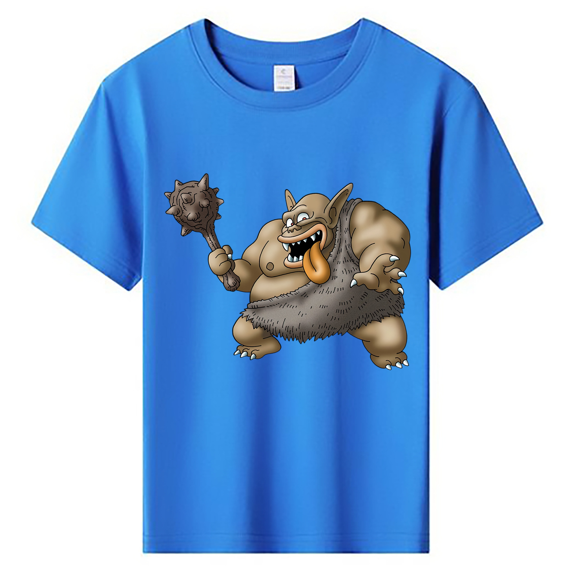 （画像用） ドラゴンクエスト Doragon Kuesuto Dragon Quest 綿100％キッズTシャツ（フロントプリント）